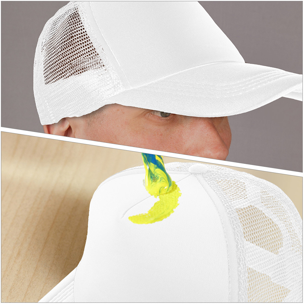 Hat Sublimation Blank - 5 Stück Leere Baseballkappen mit Netzdesign,