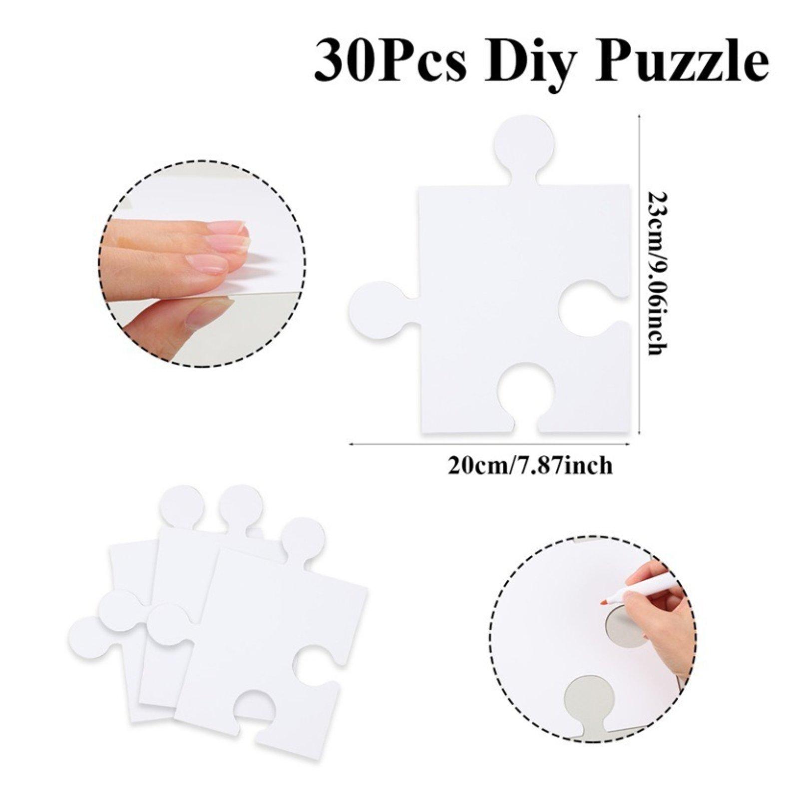 30 Stück Blanko-Puzzleteile al – Puzzle Blank White Bewertung und Preis